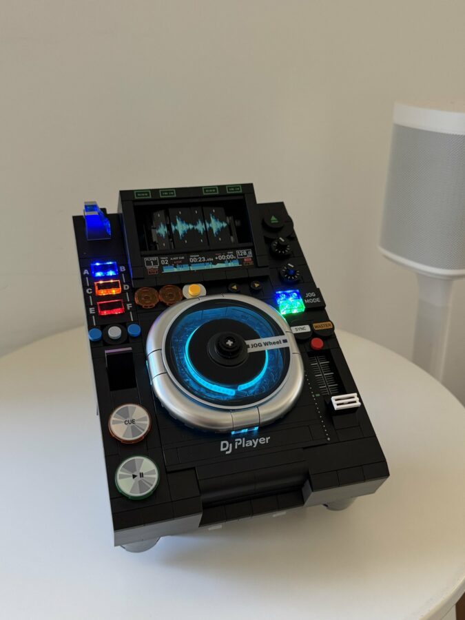 pantasy dj player test beleuchtung Pantasy DJ Player 85037 fertig aufgebaut mit eingeschalteter Beleuchtung