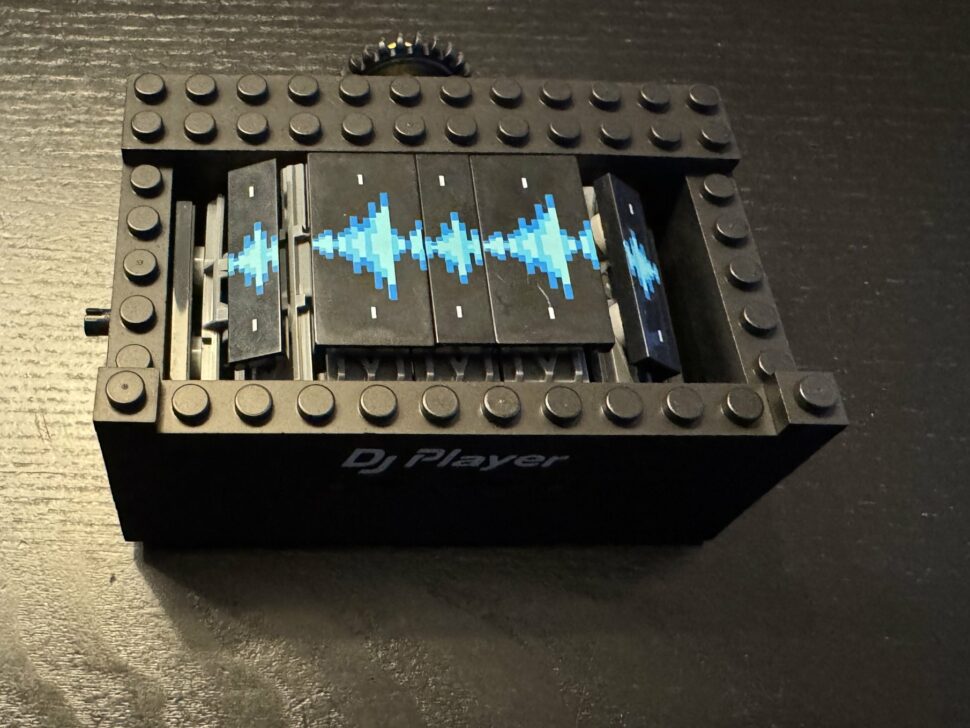 pantasy dj player test tonspur display Tonspur im Display des Pantasy DJ Player von oben