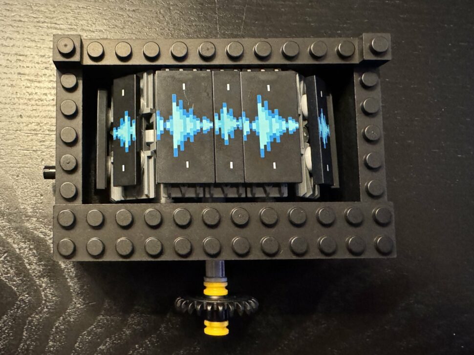 pantasy dj player test zahnrad mechanik Zahnrad-Mechanik hinter der Tonspur des Pantasy DJ Player