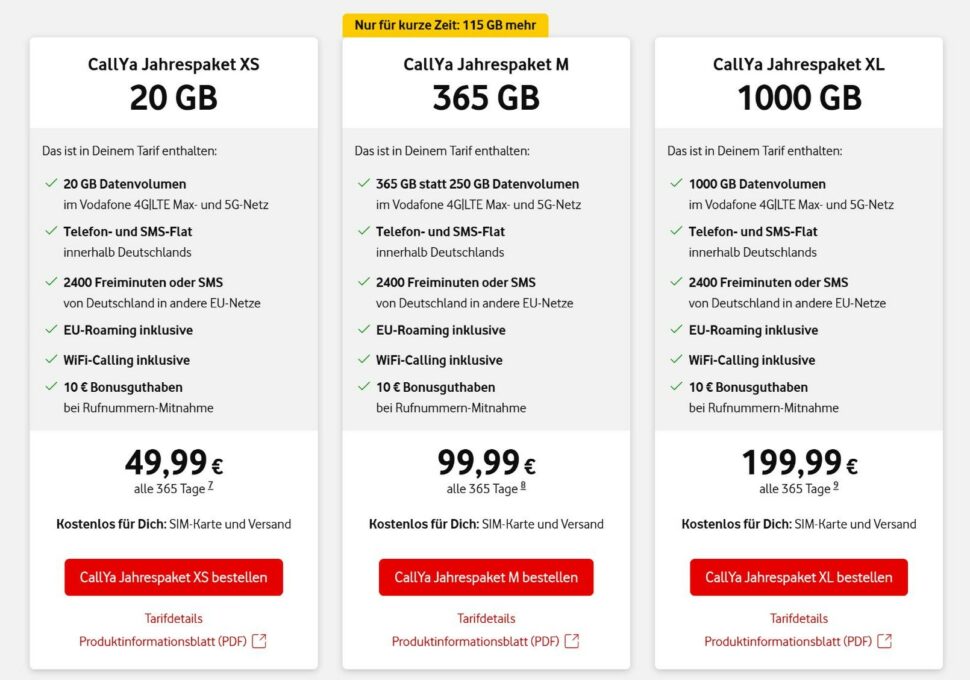 Vodafone Jahrespaket M 365GB Juli 2026 2 Vodafone Jahrespaket M 365GB Juli 2026 2