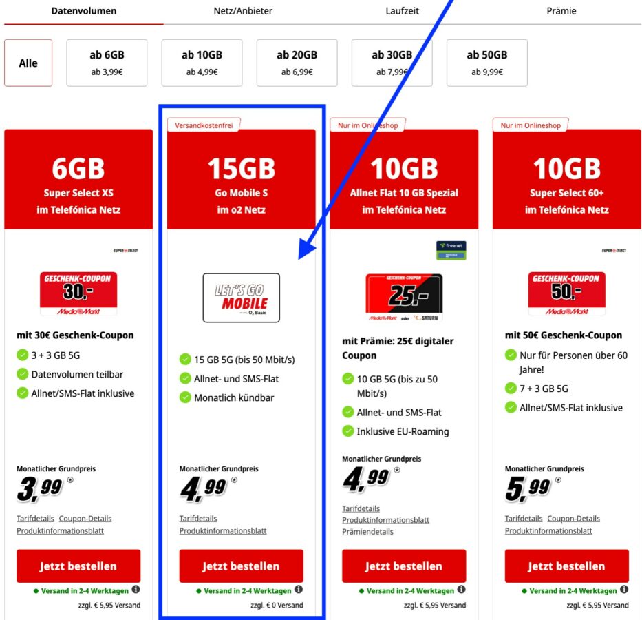 mediamarkt tarifdeal o2 15gb 5 euro 1 mediamarkt tarifdeal o2 15gb 5 euro 1
