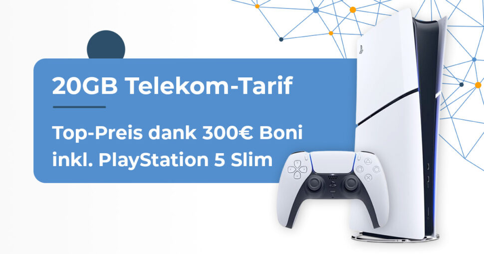 PlayStation 5 Slim Telekom 20GB Juli 2026 Beitragsbild PlayStation 5 Slim Telekom 20GB Juli 2026 Beitragsbild