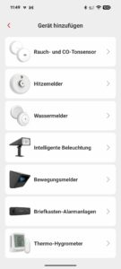X Sense App Geraet hinzufuegen Kategorien 2 Test X Sense App Geraet hinzufuegen Kategorien 2 Test