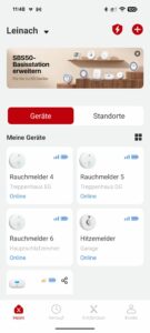X Sense App Geraeteuebersicht Rauchmelder Hitzemelder Test X Sense App Geraeteuebersicht Rauchmelder Hitzemelder Test