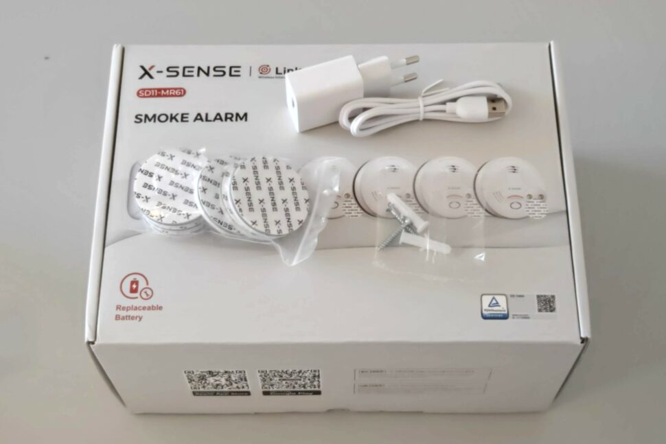 X Sense SD11 MR61 Lieferumfang Klebepads Netzteil 2 Test X Sense SD11 MR61 Lieferumfang Klebepads Netzteil 2 Test