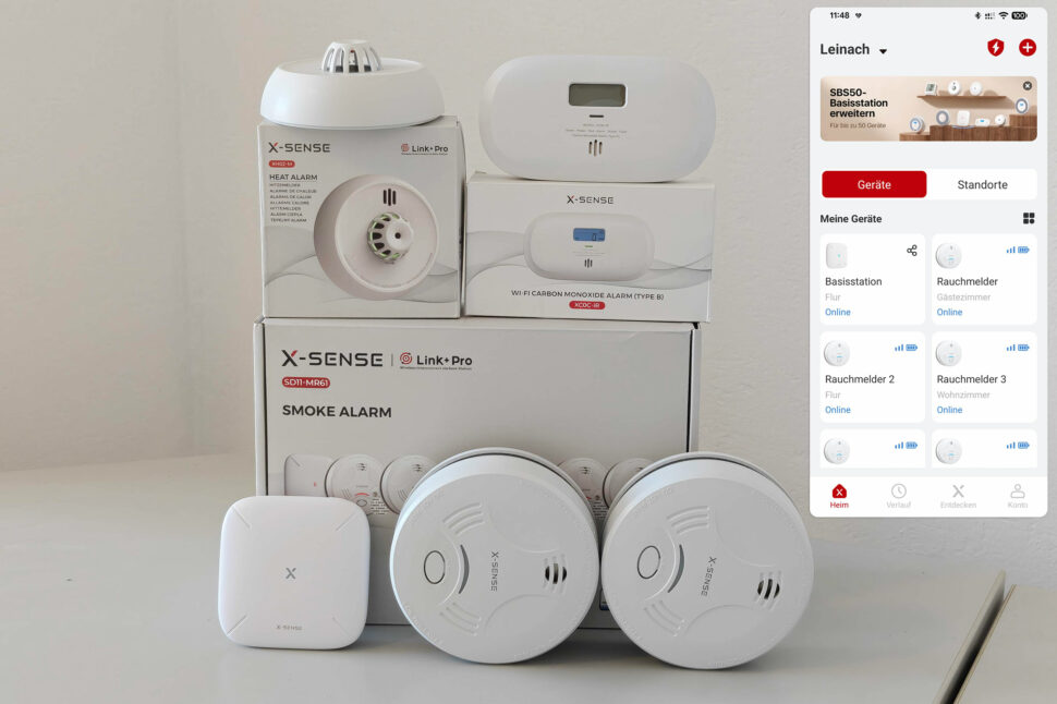 X Sense Set Uebersicht alle Produkte Test Head X Sense Set Uebersicht alle Produkte Test Head