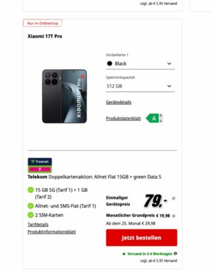 Xiaomi 17T Pro Telekom Mediamarkt Deal 1 Xiaomi 17T Pro Telekom Mediamarkt Deal 1
