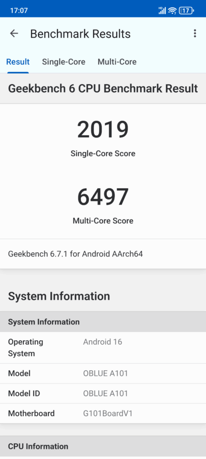 8849 tank5 geekbench6 8849 tank5 geekbench6