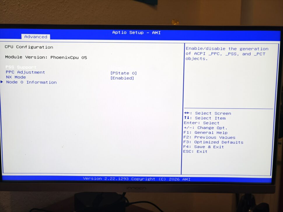 acemagic retro x3 bios cpu configuration ACEMAGIC Retro X3 BIOS CPU Configuration