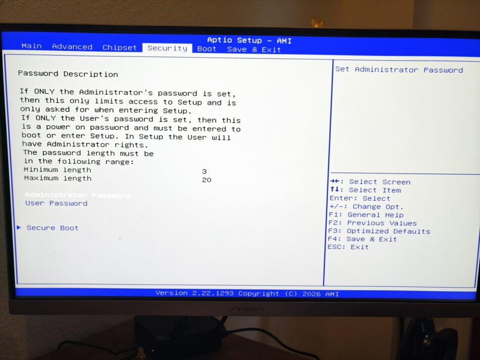 acemagic retro x3 bios security ACEMAGIC Retro X3 BIOS Security