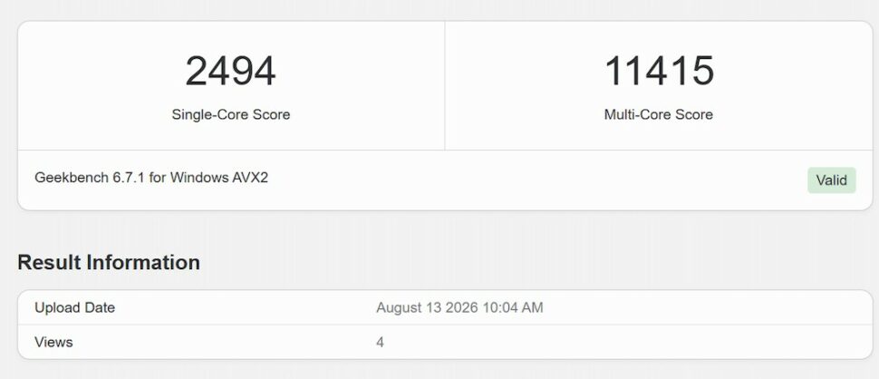acemagic retro x3 geekbench 6 ACEMAGIC Retro X3 Geekbench 6