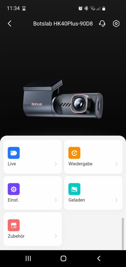 %name Botslab Dash Cam HK40 Plus App Test