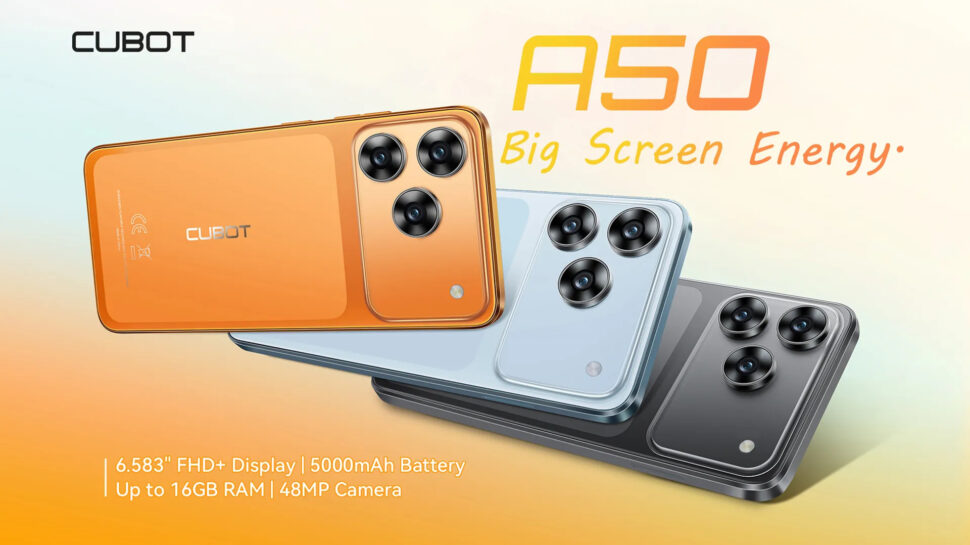Cubot A50 Banner I Cubot A50 Banner I