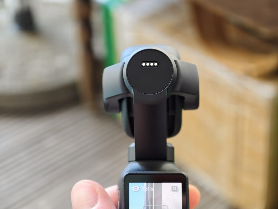 dji osmo pocket 4p gimbal kopf rueckseite DJI Osmo Pocket 4 Pro Gimbal Kopf Rückseite