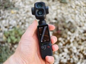 DJI Osmo Pocket 4 Pro Kamera mit beiden Objektiven