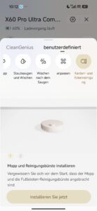 DSrfeame X60 Pro Ultra Saugleistung EInstellungen 4 DSrfeame X60 Pro Ultra Saugleistung EInstellungen 4