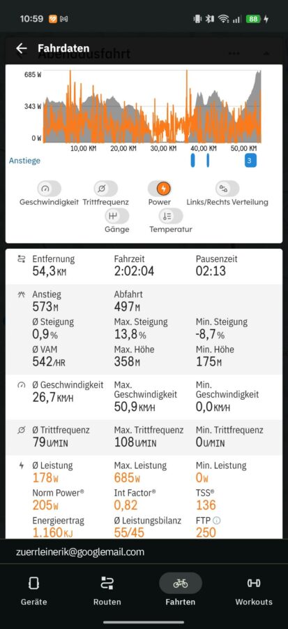 Hammerhead Karoo 3 Test Hammerhead App Fahrt 3 Hammerhead Karoo 3 Test Hammerhead App Fahrt 3
