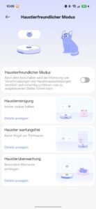 Narwal Freo 20 Test Screenshot Haustiermodus Narwal Freo 20 Test Screenshot Haustiermodus