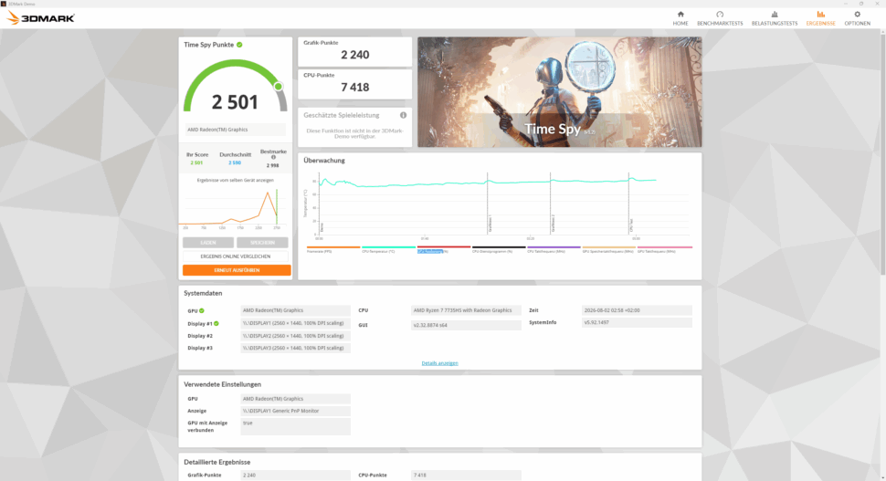 NiPoGi Hyper H1 3DMark Timespy NiPoGi Hyper H1 3DMark Timespy