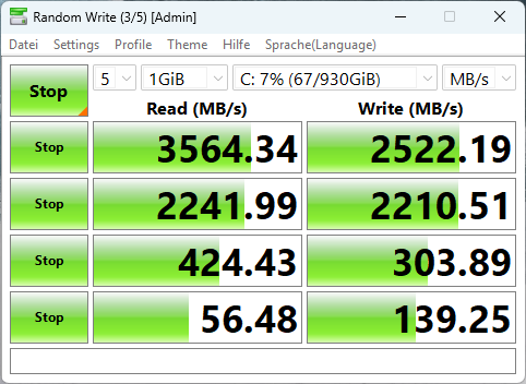 NiPoGi Hyper H1 CrystalDiskMark SSD NiPoGi Hyper H1 CrystalDiskMark SSD