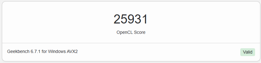 NiPoGi Hyper H1 GeekBench 6 OpenCL NiPoGi Hyper H1 GeekBench 6 OpenCL