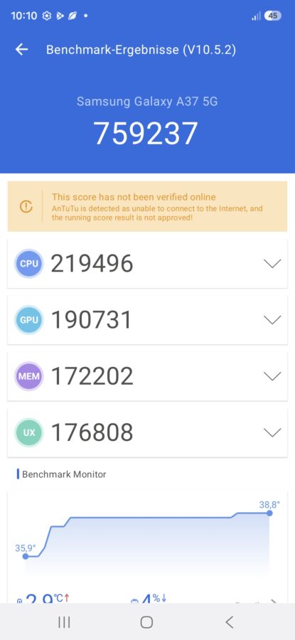 Screenshot Galaxy a37 antutu v10 Screenshot Galaxy a37 antutu v10