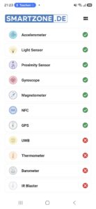 Screenshot Galaxy a37 sensor Screenshot Galaxy a37 sensor