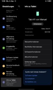 Test Samsung Tab A11 System 3 Test Samsung Tab A11 System 3