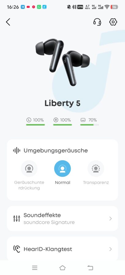 Soundcore App Liberty 5 Kopfhoerer 1 Soundcore App Liberty 5 Kopfhoerer 1
