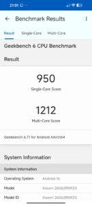 Test Redmi 175G Benchmark 3 Test Redmi 175G Benchmark 3