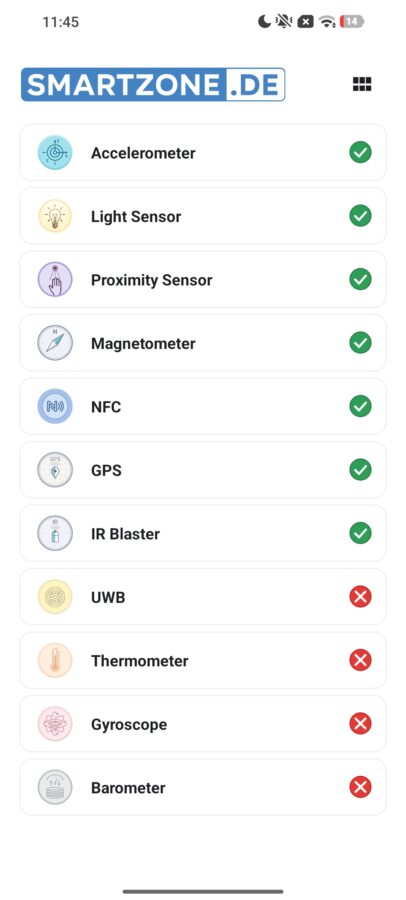Xiaomi Redmi Note 14 4G SIM GPS Test Empfang Sensoren 3 Xiaomi Redmi Note 14 4G SIM GPS Test Empfang Sensoren 3