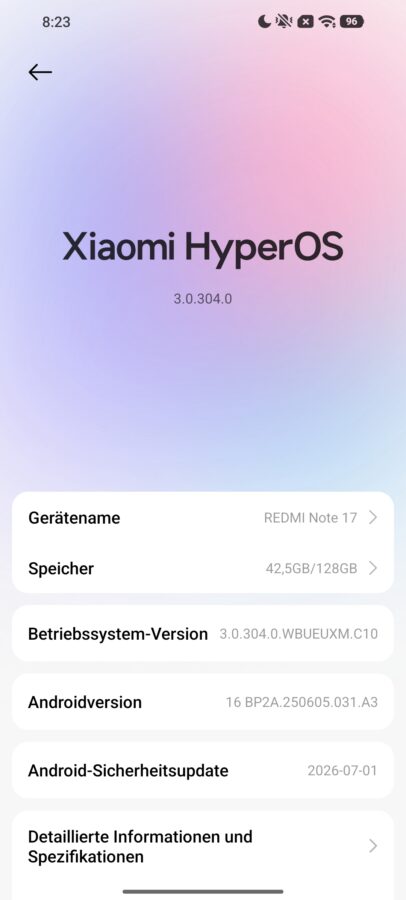 Xiaomi Redmi Note 14 4G System HyperOS 2 Xiaomi Redmi Note 14 4G System HyperOS 2
