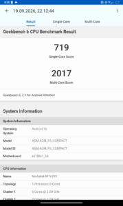 Test AGM PadP3 Benchmark Test AGM PadP3 Benchmark