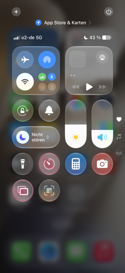 apple iphone 18 pro ios27 control center Apple iPhone 18 Pro Screenshot
