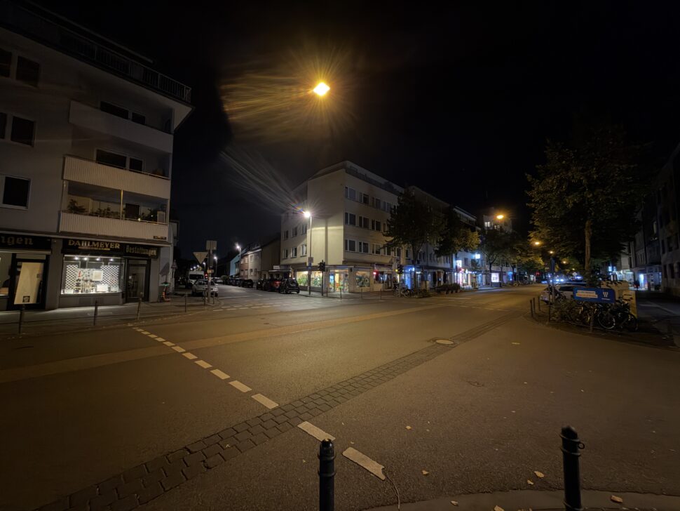 Apple iPhone 18 Pro Lens Flare bei Nacht
