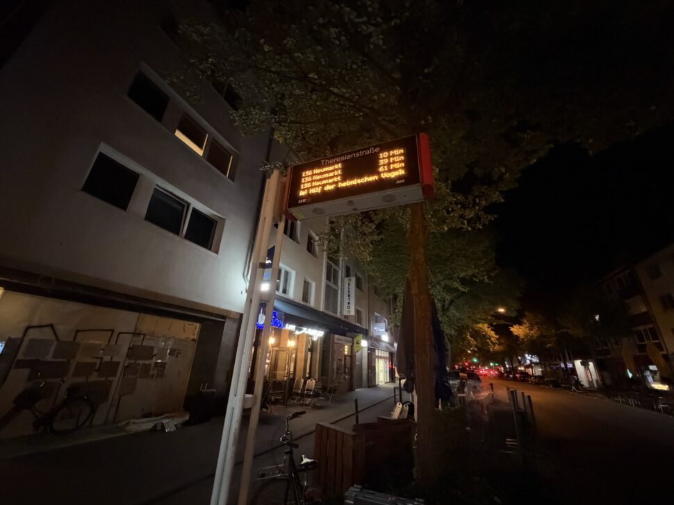 Apple iPhone 18 Pro Kamera-Testfoto bei Nacht