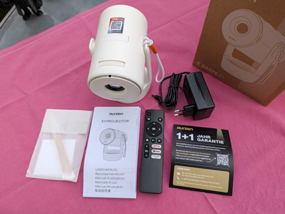 Aurzen EAZZE E1 13 Aurzen EAZZE E1 Lieferumfang