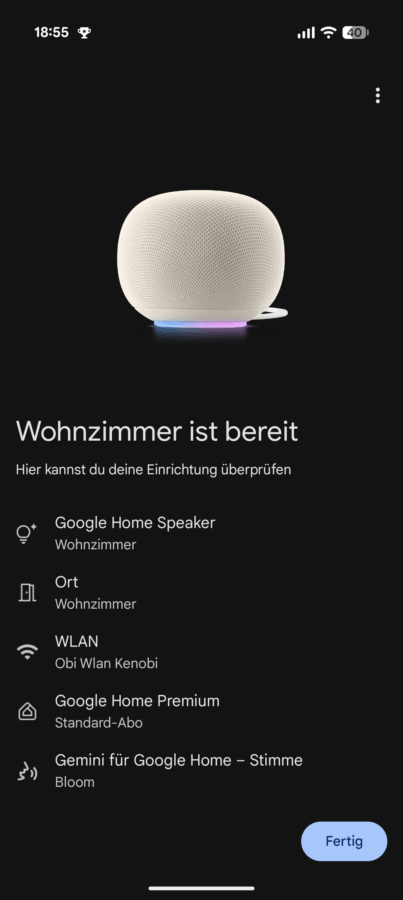 Google Home Speaker Screenshot III Google Home Speaker Screenshot III