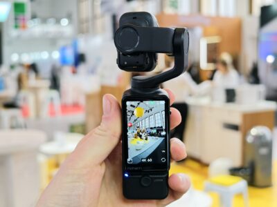 hohem eyepic kamera auf dem gimbal Hohem Eyepic in der Hand mit Kamera auf dem Gimbal