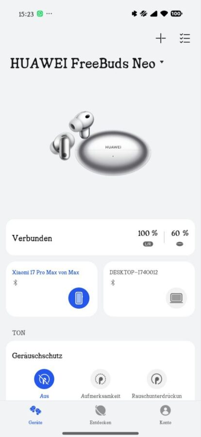 Huawei FreeBuds Neo Test App 2 Huawei FreeBuds Neo Test App 2