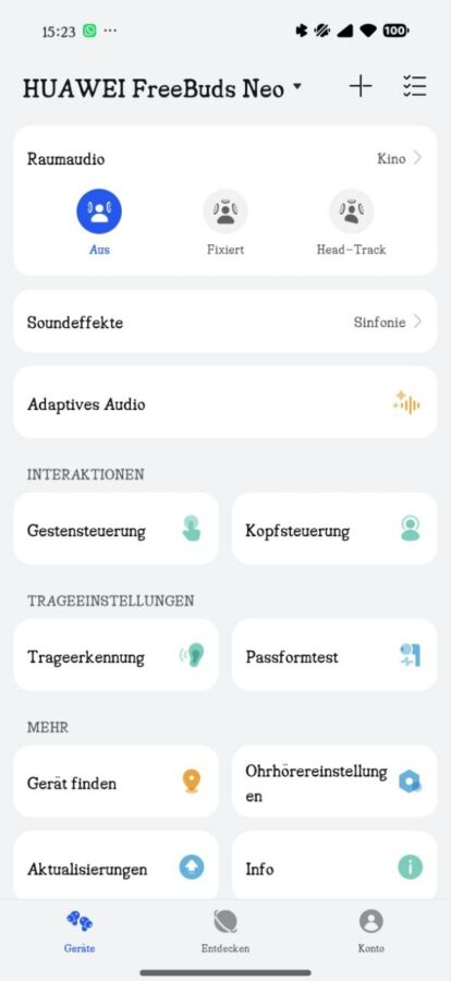 Huawei FreeBuds Neo Test App 3 Huawei FreeBuds Neo Test App 3