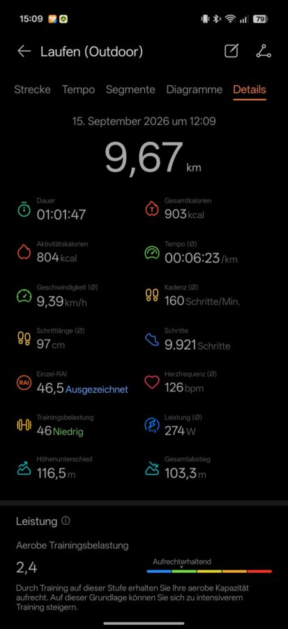 Huawei Watch D3 Test Screenshot App Lauf1 Uhr Details Huawei Watch D3 Test Screenshot App Lauf1 Uhr Details
