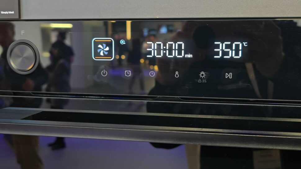 midea spacemaster bedienleiste 350 grad Bedienleiste des Midea SpaceMaster mit 350 Grad im Display