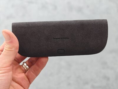 rayneo io etui rueckseite Rückseite des Etuis der RayNeo iO