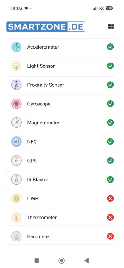 redmi note 17 pro max sensors redmi note 17 pro max sensors