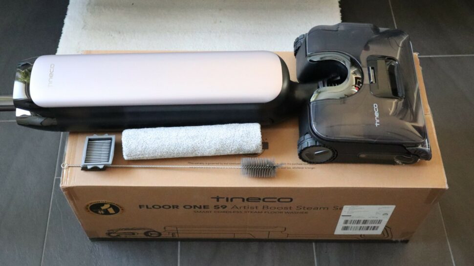 Tineco Floor One S9 Artist Boost Steam im Test Lieferumfang Tineco Floor One S9 Artist Boost Steam im Test Lieferumfang