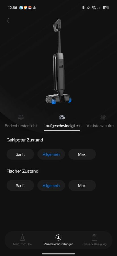 Tineco Floor One S9 Artist Boost Steam im Test Screenshots App 6 Tineco Floor One S9 Artist Boost Steam im Test Screenshots App 6