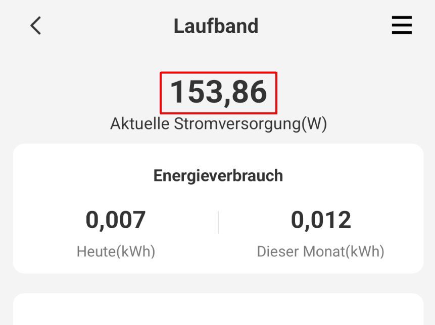 UREVO CyberMega 25 UREVO CyberMega Leistungsaufnahme bei 6km/h