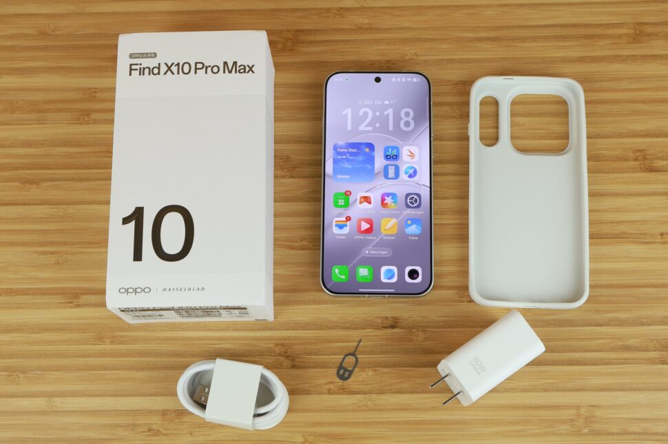 Oppo Find X10 Pro Max Lieferumfang Oppo Find X10 Pro Max