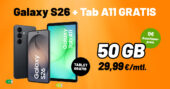 Samsung Galaxy S26 Tab A11 Klarmobil Angebot Samsung Galaxy S26 Tab A11 Klarmobil Angebot